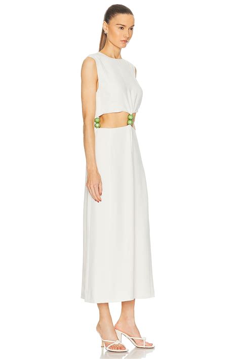 Alexis Coppola Dress in Ivory .